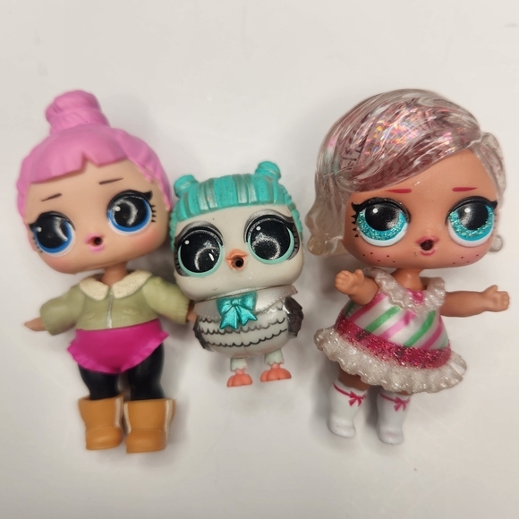 LOL Surprise Confetti Chill Cozy Babe + Dreamin BB Glitter + Pet Wizard of Owl - Picture 2 of 7